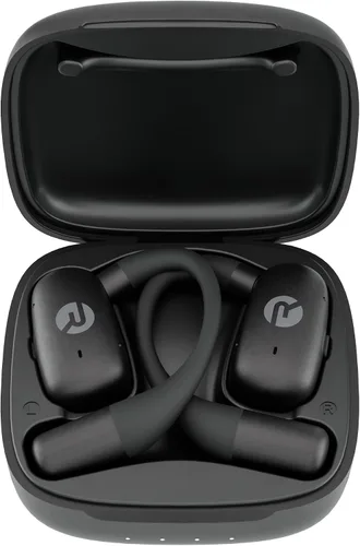 Vista 9 de Raycon Everyday - Auriculares de oreja abierta, doble micrófono, 40H, color Negro
