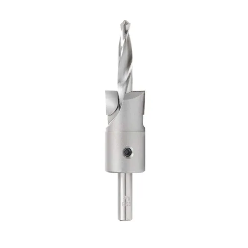 Vista 8 de Amana Tool 55145 Atornillado con punta de carburo sin vástago con taladro en espiral lento 1-1/8" D x 1/2" taladro