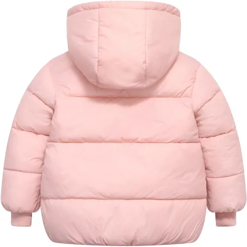 Vista 2 de Abrigo de invierno para bebé, chaqueta de forro polar para niños, ropa de suéter para niña, 1-6 años