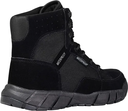 Vista 8 de FREE SOLDIER Waterproof Hiking Work Boots Men's Tactical Boots 6 Inches Lightweight Military Boots Breathable Desert Boots