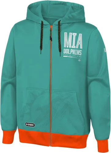 Vista 25 de Outerstuff NFL - Sudadera con capucha para hombre con cremallera completa en colores del