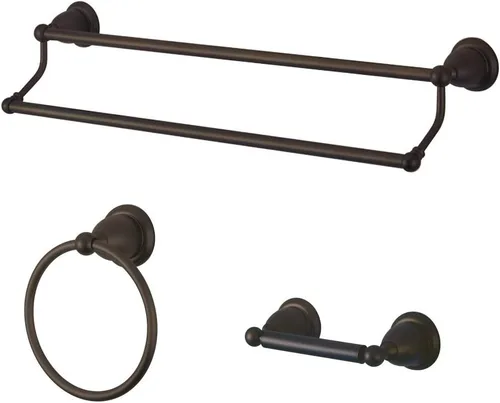 Vista 6 de Kingston BAK175348BB - Juego de accesorios de baño, latón cepillado Cobrizo cepillado
