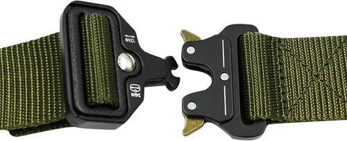 Vista 6 de AIBEARTY Cinturón de lona con hebilla ajustable, cintura larga para mujeres, hombres, adolescentes