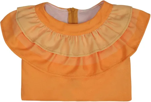 Vista 6 de Wasoie Disfraz de Pepa Isabela para adultos, vestido de cosplay de Isabela Madrigal, Pepa, falda de princesa, traje de Halloween para niñas