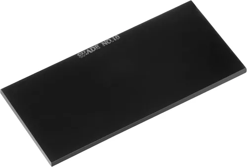 Vista 3 de HARFINGTON Pantalla de lente de soldadura, 10 vidrios, 2 x 4.25 pulgadas, lente de soldadura de repuesto, placas de filtro de oscurecimiento negro