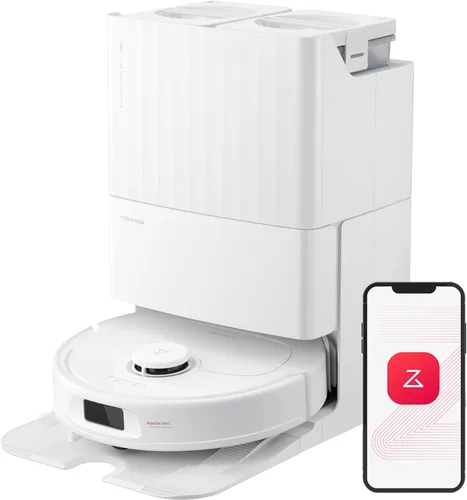 Vista 15 de roborock Qrevo CurvX Robot Aspirador y Trapeador, 22,000 Pa Succión