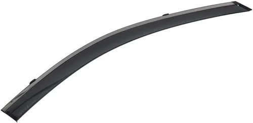 Vista 2 de Wellvisors - Deflectores de viseras de ventana compatibles con Nissan Pathfinder 2022-2023, borde negro With Black Trims, Wind Deflector Rain