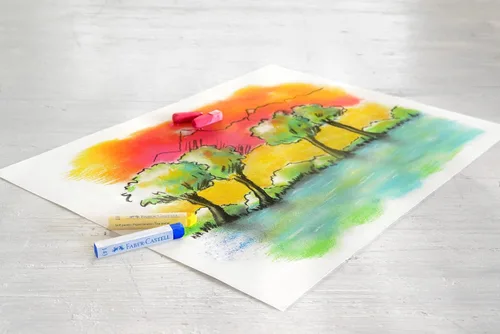 Vista 4 de Faber-Castell 128324 Goldfaber Studio - Tizas suaves pastel (24 unidades), varios