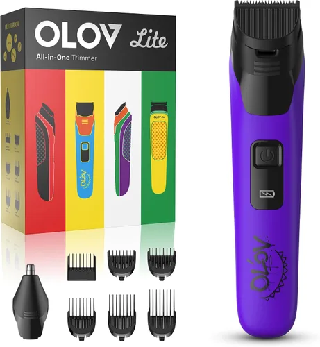 Vista 12 de Recortadora eléctrica de barba para hombres, recortadora de pelo de nariz y maquinilla de afeitar eléctrica para hombres, kit de aseo 10 en 1