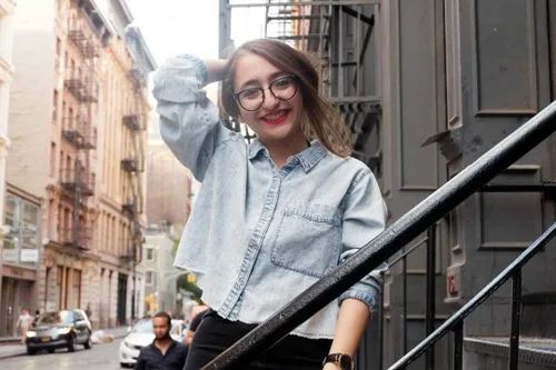 Vista 3 de FEISEDY - Lentes de sol para mujer, diseño vintage B2260