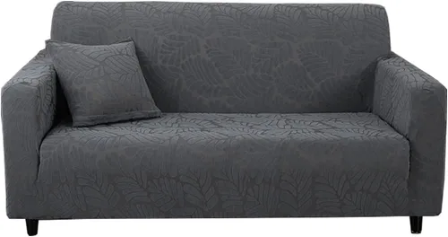 Vista 15 de Fundas elásticas para sofá de 1/2/3/4 plazas, funda para sofá biplaza/sillón, funda de sofá modular en forma de L, protector universal de muebles