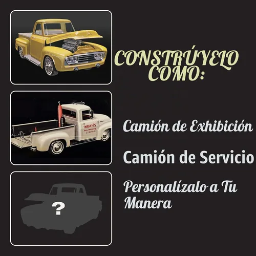 Vista 3 de AMT 1953 Ford Pickup Kit de modelo a escala 1:25