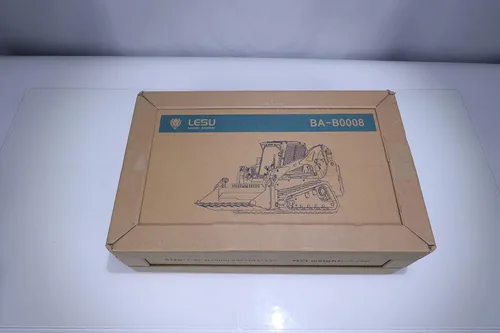 Vista 2 de 1/14 Lesu cargador hidráulico Rc Aoue Lt5 con seguimiento de camión de control de radio de dirección deslizante Amarillo y negro