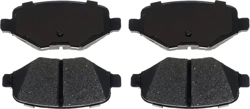 Vista 9 de Raybestos Juego de pastillas de freno de disco metálicas delanteras y traseras de repuesto prémium para camiones especiales y SUV seleccionados