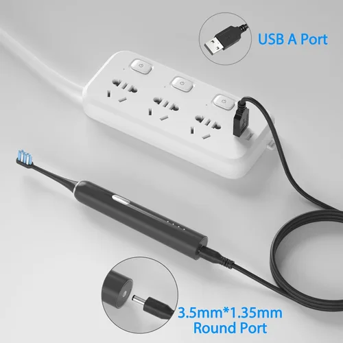 Vista 2 de Cable de carga para cepillo de dientes eléctrico Fairywill Sonic FW917 SG508 FW508 FW507 FWP11 FWD1 FWD3 FWD7 FWD8 FWE11 FWT9 P11, Dnsly, Vekkia