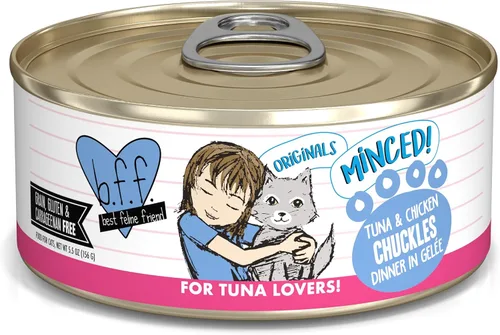 Vista 26 de Weruva BFF - Comida húmeda natural para gatos, atún y pollo 4 Eva en salsa, lata de 3 onzas, paquete de 24