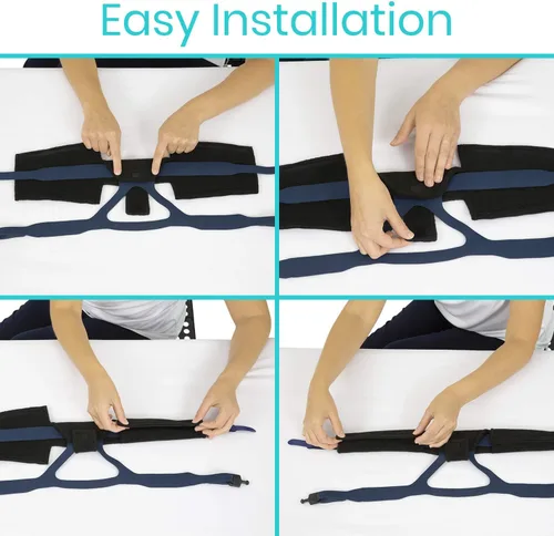 Vista 5 de Vive CPAP - Funda de correa para el cuello, almohadilla para el cuello para máscaras de casco BiPap Comfort & Prevent Lines: ajuste universal