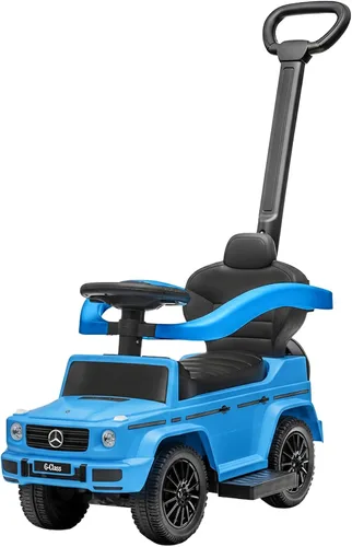 Vista 8 de Best Ride On Cars Mercedes G-Wagon - Coche de empuje 3 en 1 para niños pequeños de 1 a 3 años, cochecito de exterior para niños con música, sonidos