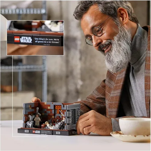 Vista 5 de LEGO Star Wars Death Star - Compactador de basura Diorama 75339 Kit de construcción (802 piezas)