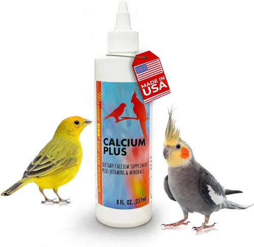 Vista 9 de Morning Bird Suplemento de calcio Plus para la salud aviar, fórmula líquida de calcio con magnesio y vitamina D3, 2 onzas líquidas