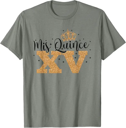 Vista 26 de Camiseta de quinceañera Mis Quince para cumpleaños número 15 Blanco