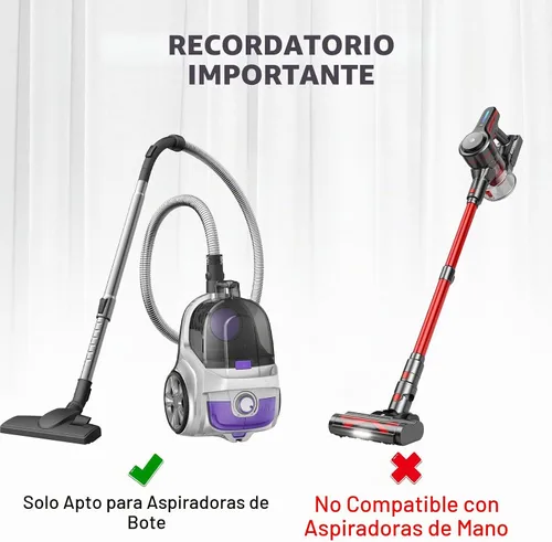 Vista 7 de EZ SPARES Compatible con cabezal de cepillo universal para aspiradora de 1 1/4 pulgadas y 1.260 in, 2 nuevas funciones a elegir
