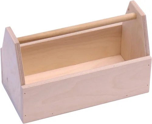 Vista 6 de Juego de herramientas de juguete para niños, juego de herramientas de juguete de madera de 6 piezas