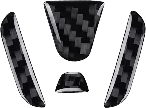Vista 5 de Compatible con Emblema del Portón Trasero del Automóvil Logo Moldura Accesorios Emblema de Fibra de Carbono Insignia Calcomanía Cubierta Adhesivo