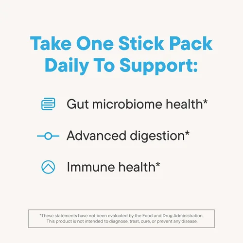 Vista 2 de DAILYNOURI StayWell - Mezcla de bebida digestiva e inmunitaria Apoya la salud intestinal, la digestión, la inmunidad y la energía Probióticos