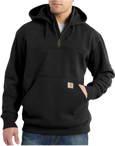 Vista 3 de Carhartt Sudadera Rain Defender de ajuste holgado con cremallera de un cuarto para hombre