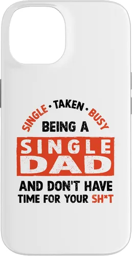 Vista 4 de Single Dad Design for Divorced Dads - Being A Single Dad Case for iPhone 17