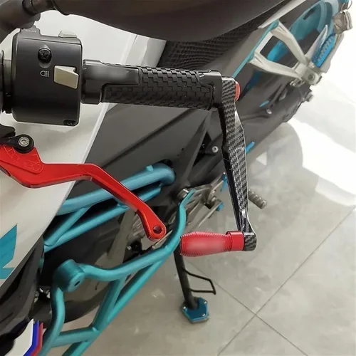 Vista 3 de for Y&amaha Xmax 125 300 400 200 XMAX125 XMAX300 XMAX400 XMAX200 Motorcycle Hand Guard Handlebar Brake Clutch Levers Protector (Color : Black)