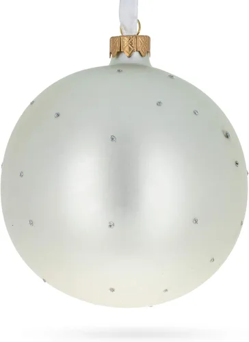 Vista 2 de Adorno de Navidad con bola de cristal de George Washington de 4 pulgadas