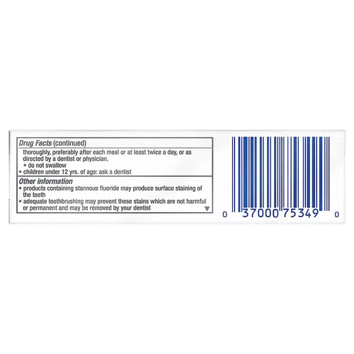 Vista 3 de Crest Gum Detoxify Deep Clean Pasta de dientes, 0.85 onzas de tamaño de viaje