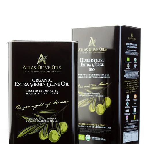 Vista 5 de Atlas 3 LT Aceite de oliva virgen extra orgánico prensado en frío con polifenoles de Marruecos Recién cosechado sin procesar de una sola granja