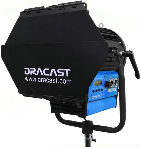 Vista 4 de Dracast Fresnel Studio Series LED2000 Luz bicolor Ángulo de haz ajustable de 15-60 grados 3000K - 6500K CCT bicolor Adj 0% - 100%