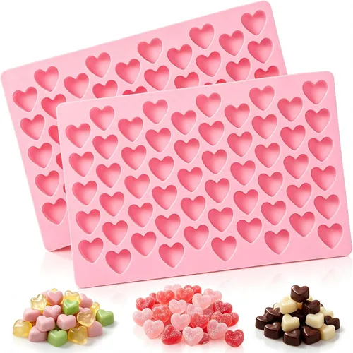 Vista 30 de Moldes de silicona para bombas de chocolate caliente de 24 agujeros, 2 paquetes de mini moldes de semiesfera de 1 pulgada de media esfera para hacer