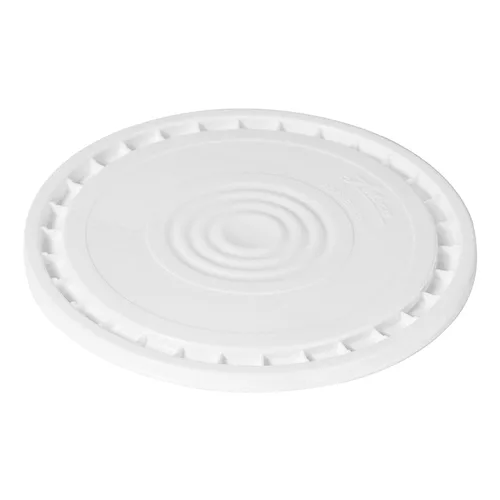 Vista 6 de Meranti Tapa de cubo reutilizable de 3.5, 5, 6 y 7 galones, grado alimenticio, color negro, paquete de 1