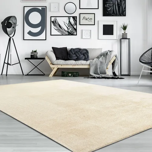 Vista 29 de Paco Home Alfombra suave en cobre acogedora alfombra antideslizante color sólido lavable, tamaño: 6'7" x 9'2" Marrón cobre