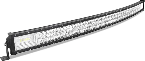 Vista 10 de Willpower - Barra de luz LED curvada de 42 pulgadas 540 W de triple fila para Jeep Truck Car ATV SUV 4X4 4WD Camión conducción lámpara