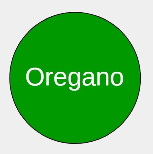 Vista 2 de Pegatinas de tapa de botella de aceite esencial de orégano para doTERRA o Young Living (154 calcomanías por hoja) (1 hoja)