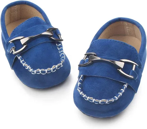 Vista 2 de Greceen Zapatos Oxford de piel sintética para niños y niñas, adecuados para gatear, vestido de boda, fiestas de cumpleaños y cualquier ocasión