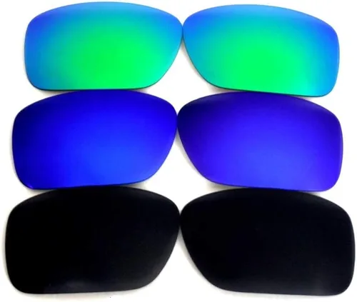 Vista 7 de Lentes de repuesto Galaxy para Oakley Fuel Cell Polarizadas 100% UVAB Negro