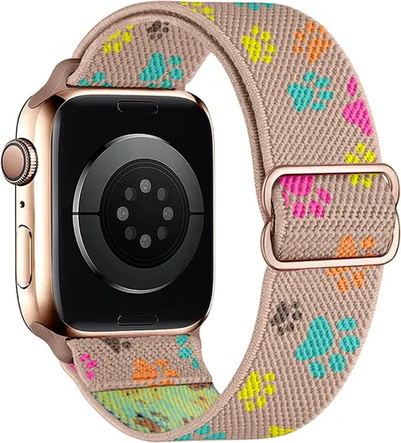 Vista 17 de Correas elásticas de nailon compatibles con Apple Watch de 1.496 pulgadas, 1.575 pulgadas, 1.614 pulgadas, 1.654 pulgadas, 1.732 pulgadas, 1.732