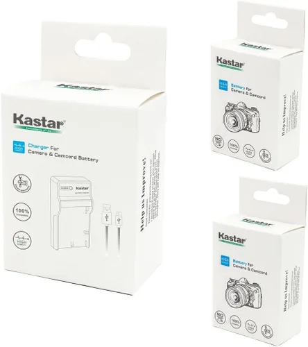 Vista 4 de Kastar Batería (X2) y cargador USB delgado para Samsung SB-LSM80 y SC-D351 VP-D351 VP-D351i VP-D352 VP-D352i VP-D353 VP-D353i VP-D354 VP-D354i