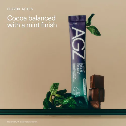 Vista 5 de AG1 AGZ Sleep Drink - 30 unidades de polvo calmante para dormir, mezcla nocturna sin melatonina con magnesio, ashwagandha, azafrán y valeriana