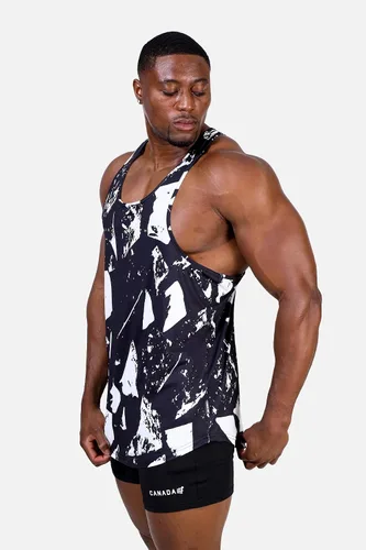 Vista 3 de Jed North Culturismo Tank Top Gym Stringer Y-Back Muscle Racerback