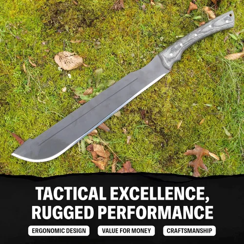 Vista 5 de Condor Tool & Knife Tactical Machete with Micarta Handle