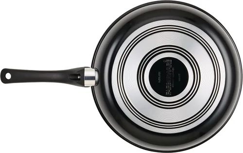 Vista 7 de Farberware Glide Escalfador de Huevos Antiadherente de Cerámica Cobreada con Tapa, 8 Pulgadas, Negro - 10654