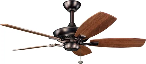 Vista 5 de Kichler 300107OBB 44-Inch Canfield Fan, Oil Brushed Bronze